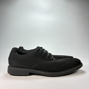 Mark Nason Los Angeles Hardee Oxford Shoes Black Knit Lace Up 68244 Mens Size 12